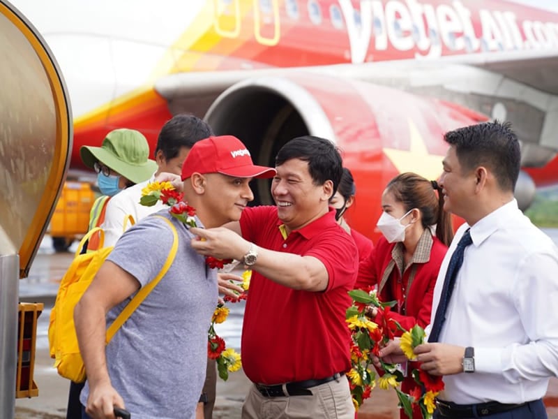 Vietjet nỗ lực đưa khách quốc tế đến Việt Nam