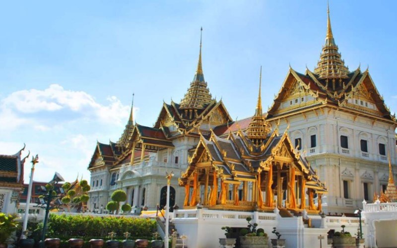 Một góc của ngôi chùa Thái Lan Wat Pho