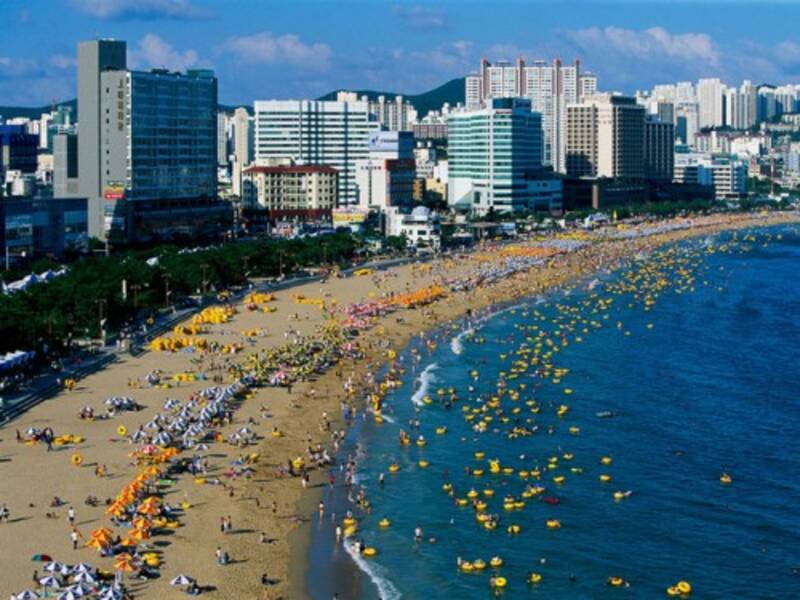 Bãi biển Haeundae ở Busan