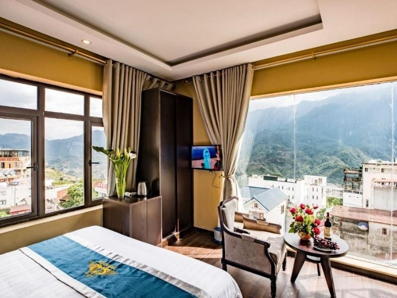 khách sạn trung tâm Sapa Mimosa Hotel Sapa