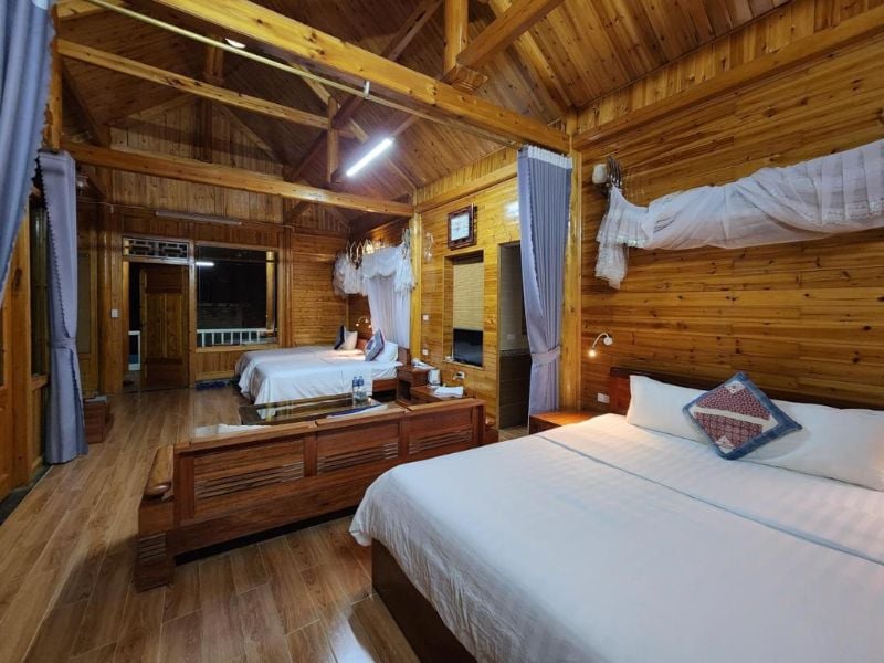 khách sạn Bắc Hà Cinnamon Eco Lodge