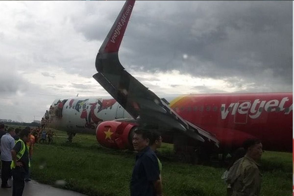 máy bay Vietjet tai nạn