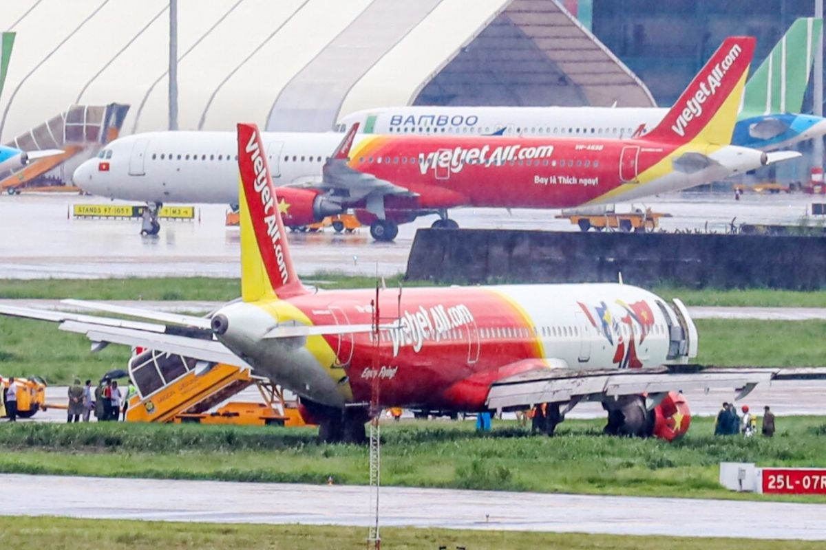  máy bay Vietjet tai nạn