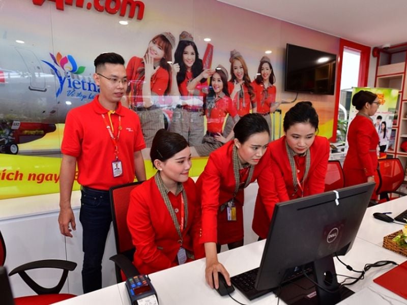 Phòng vé Vietjet tại Hà Nội 