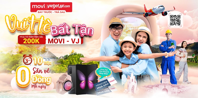 Thông tin khuyến mãi bay trước trả sau Vietjet